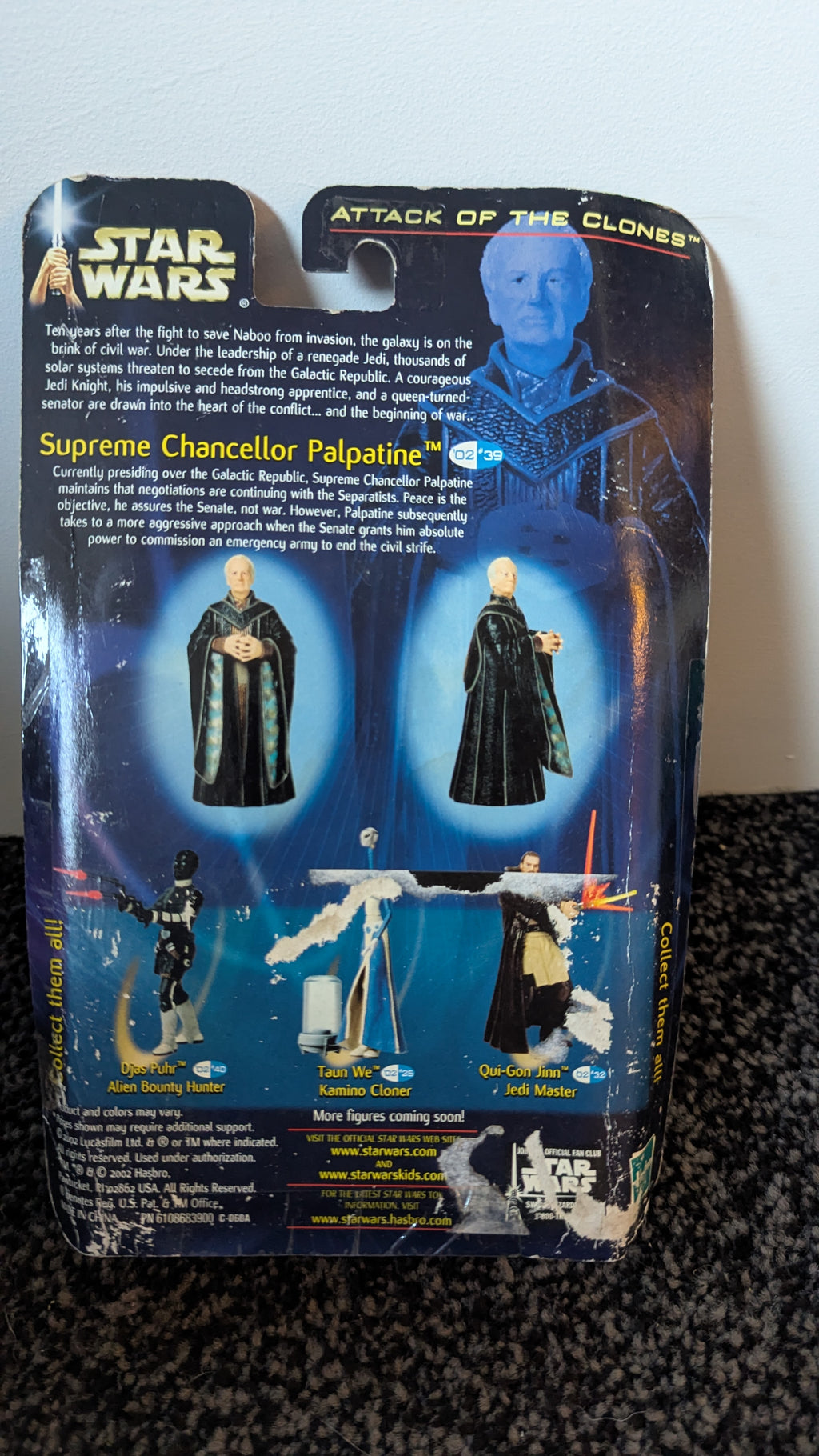 Star Wars Attack of the Clones: Supreme Chancellor Palpatine Action Figure