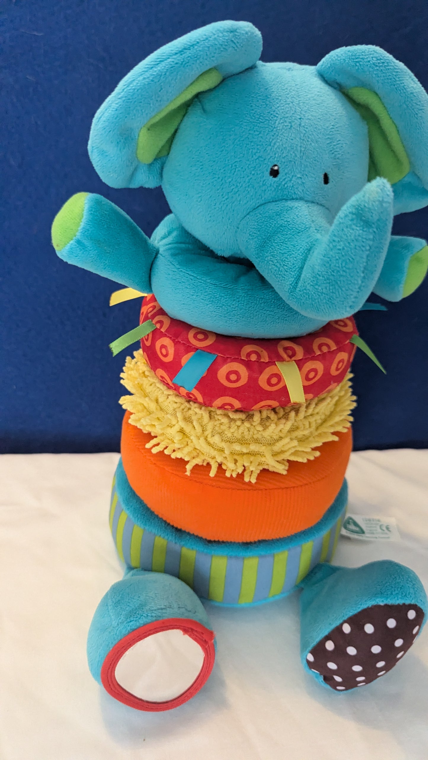 ELC Stacking Elephant Plush Sensory Toy