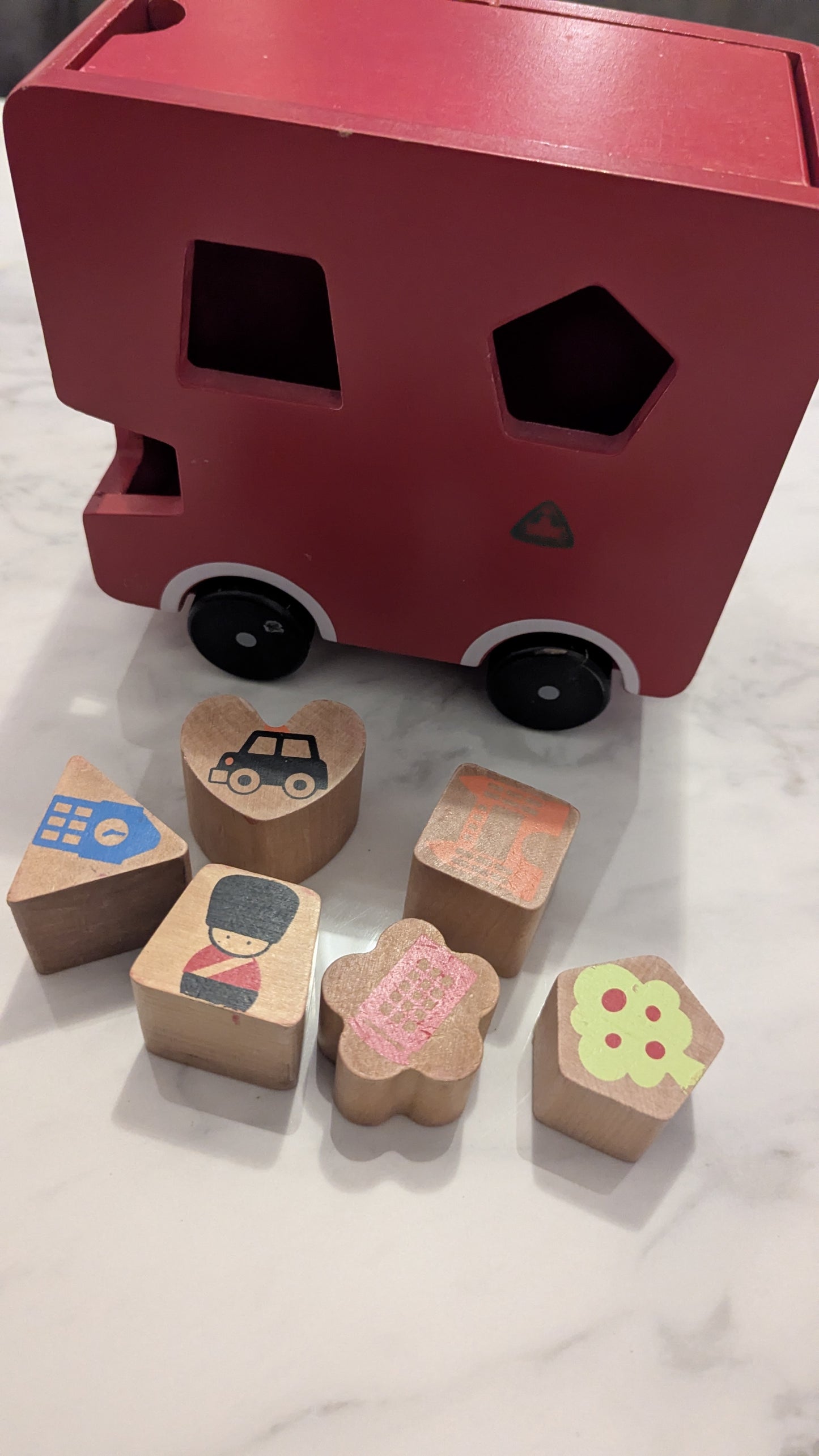 ELC Wooden London Bus Shape Sorter