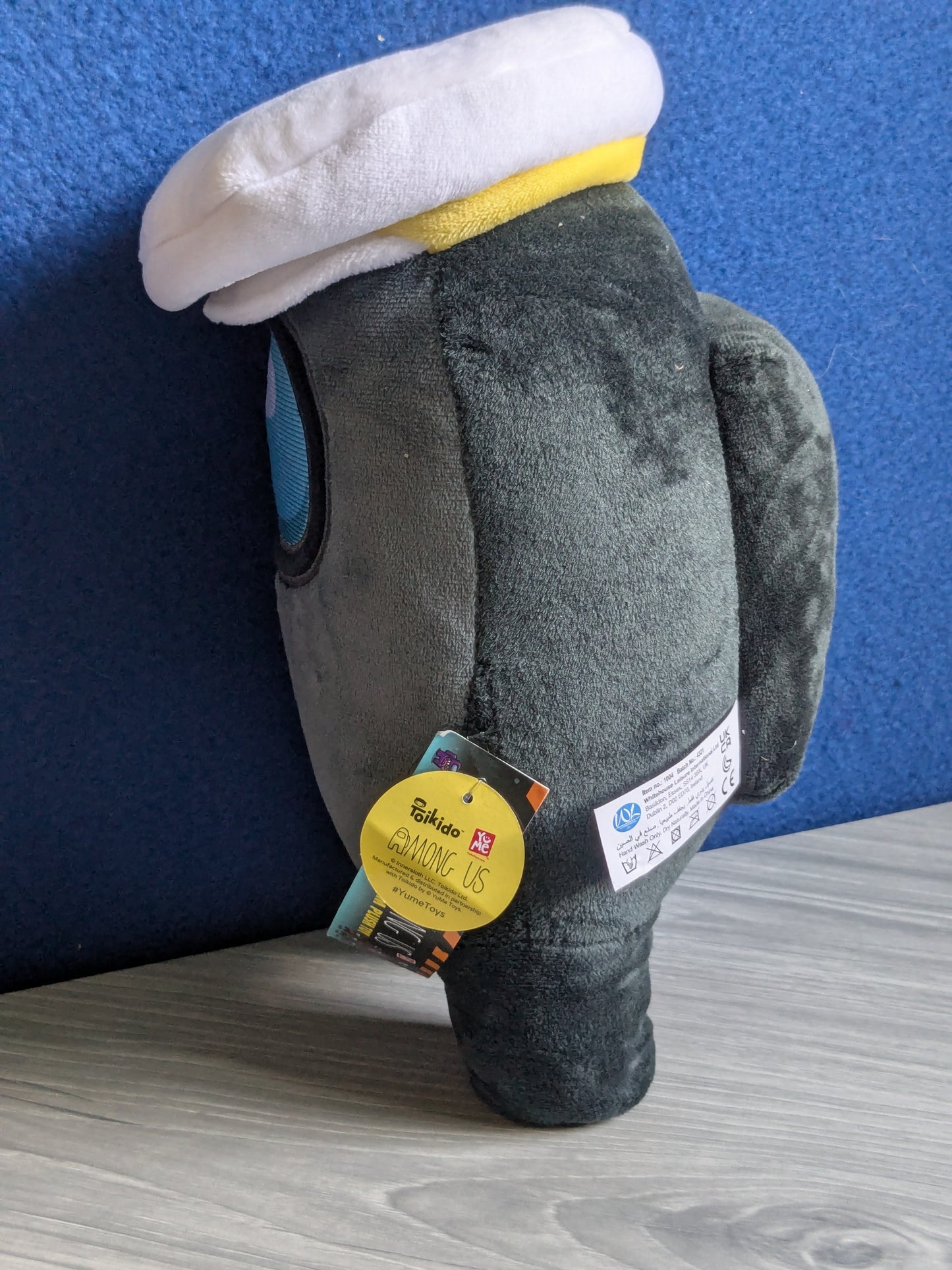 Toikido Official Among Us 12" Black/Grey Plush