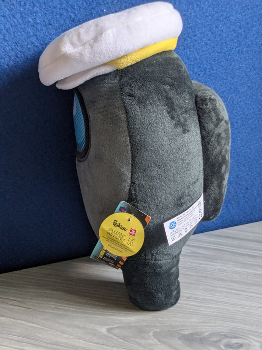 Toikido Official Among Us 12" Black/Grey Plush