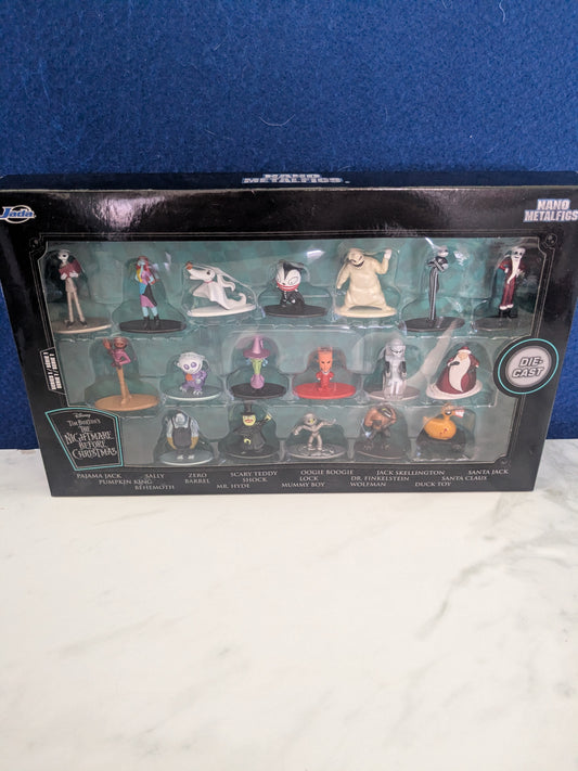 Disney Tim Burton's Nightmare Before Christmas Nano Metalfigs Series 1 Figurine Set