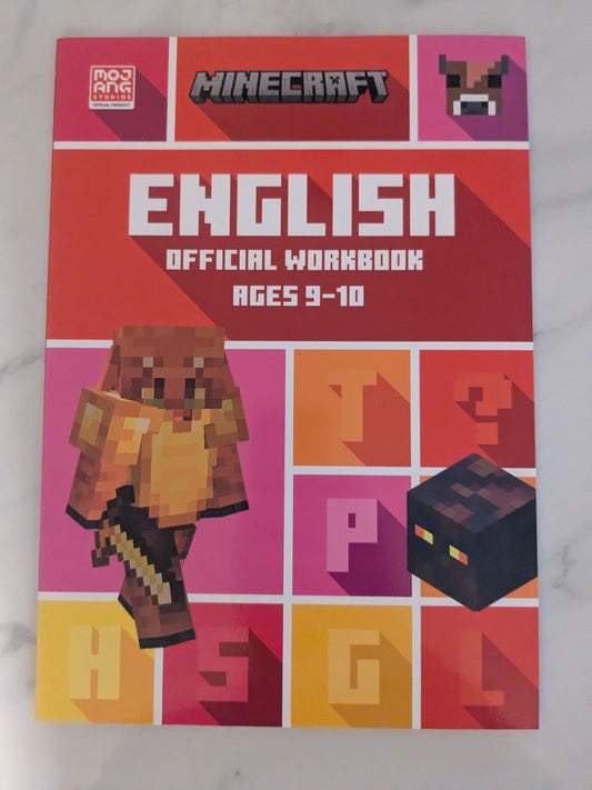 Minecraft English Official Workbook Ages 9-10