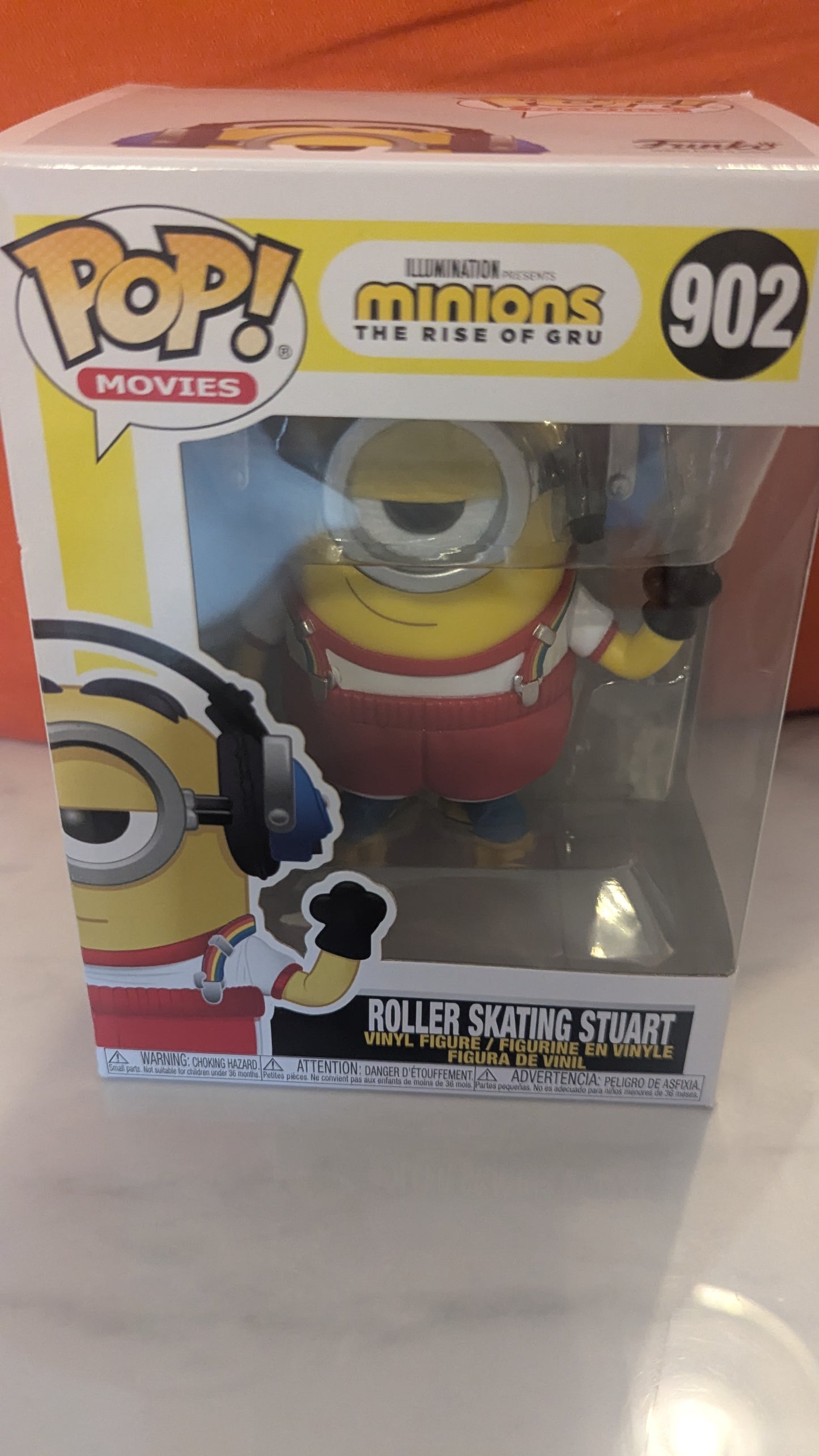 Funko Pop! Movies: #902 Minions Rise of Gru Roller Skating Stuart