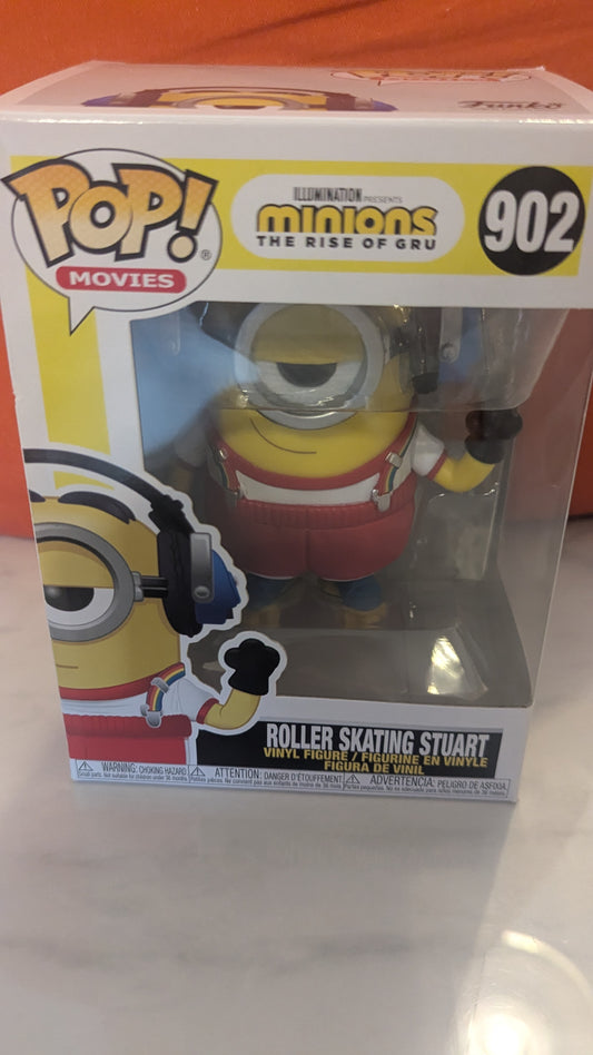 Funko Pop! Movies: #902 Minions Rise of Gru Roller Skating Stuart