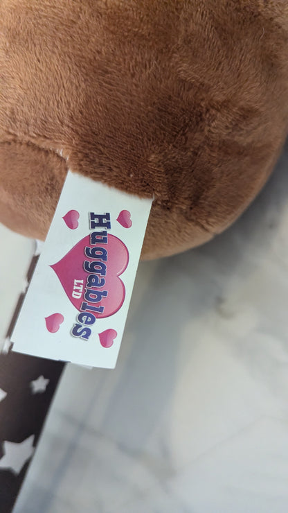 Brown interactive hobby horse