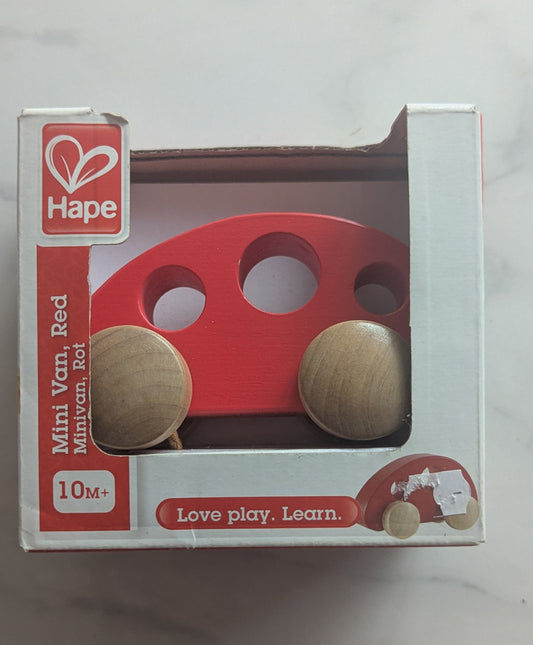 Wooden Mini Van Red E0052