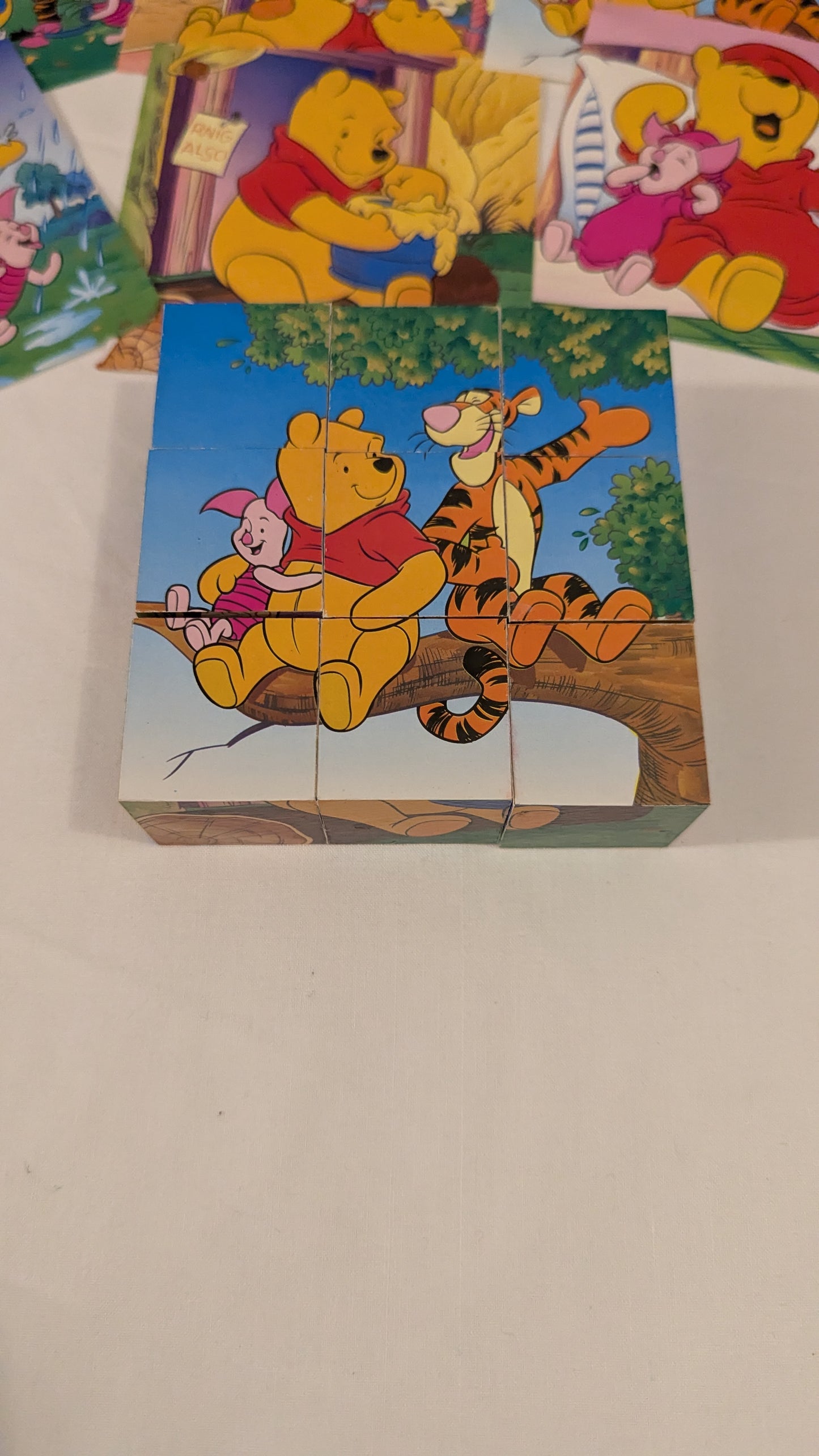 Dekkertoys Winne the Pooh Picture Puzzle Blocks c.1999