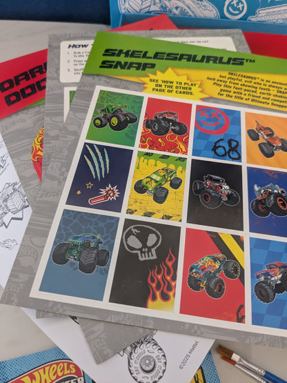 Hot Wheels Monster Trucks Activity Box