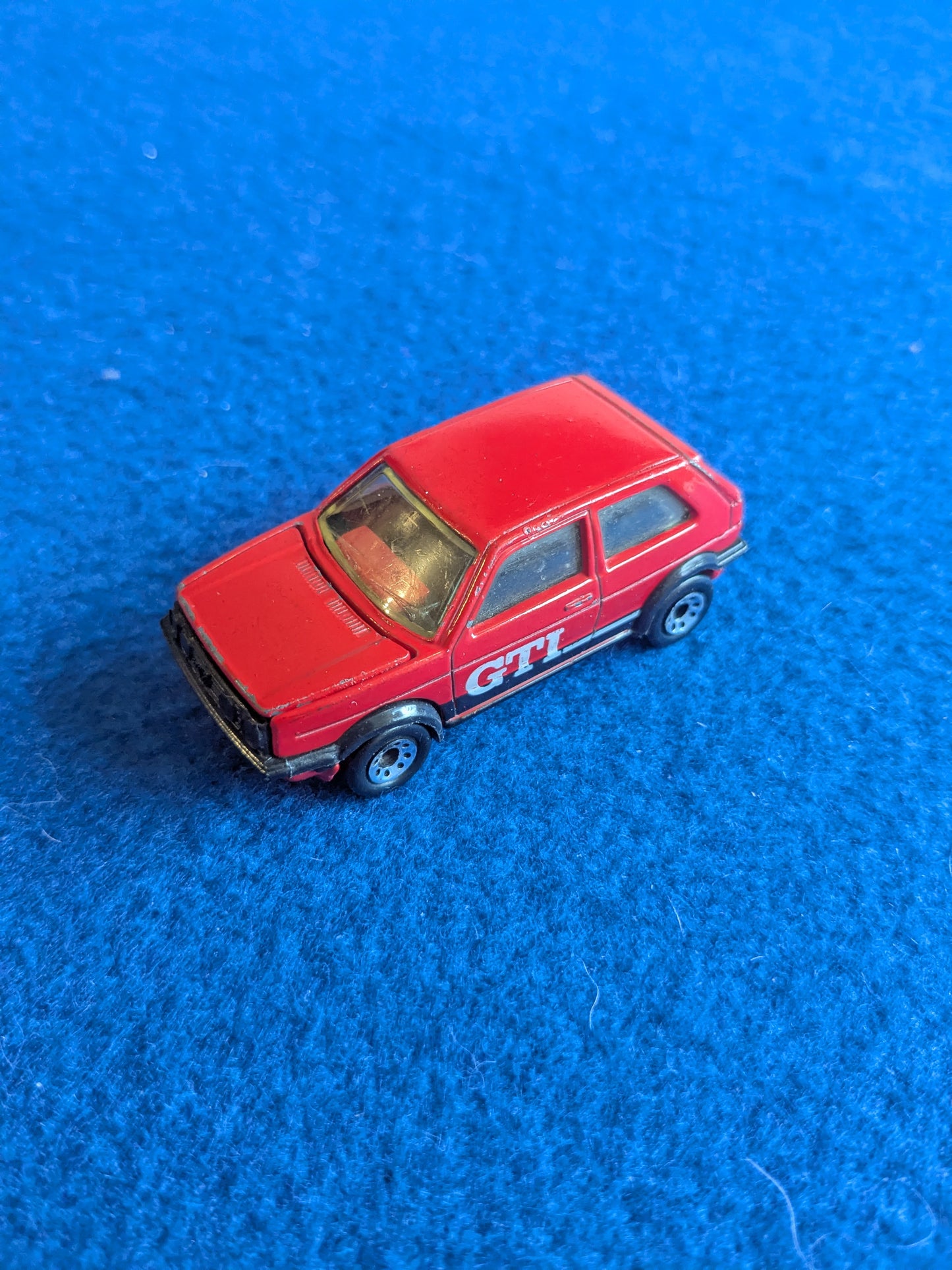 Matchbox 1980.s Volkswagen Golf Mk II GTI die-cast model 1:58 c.1985