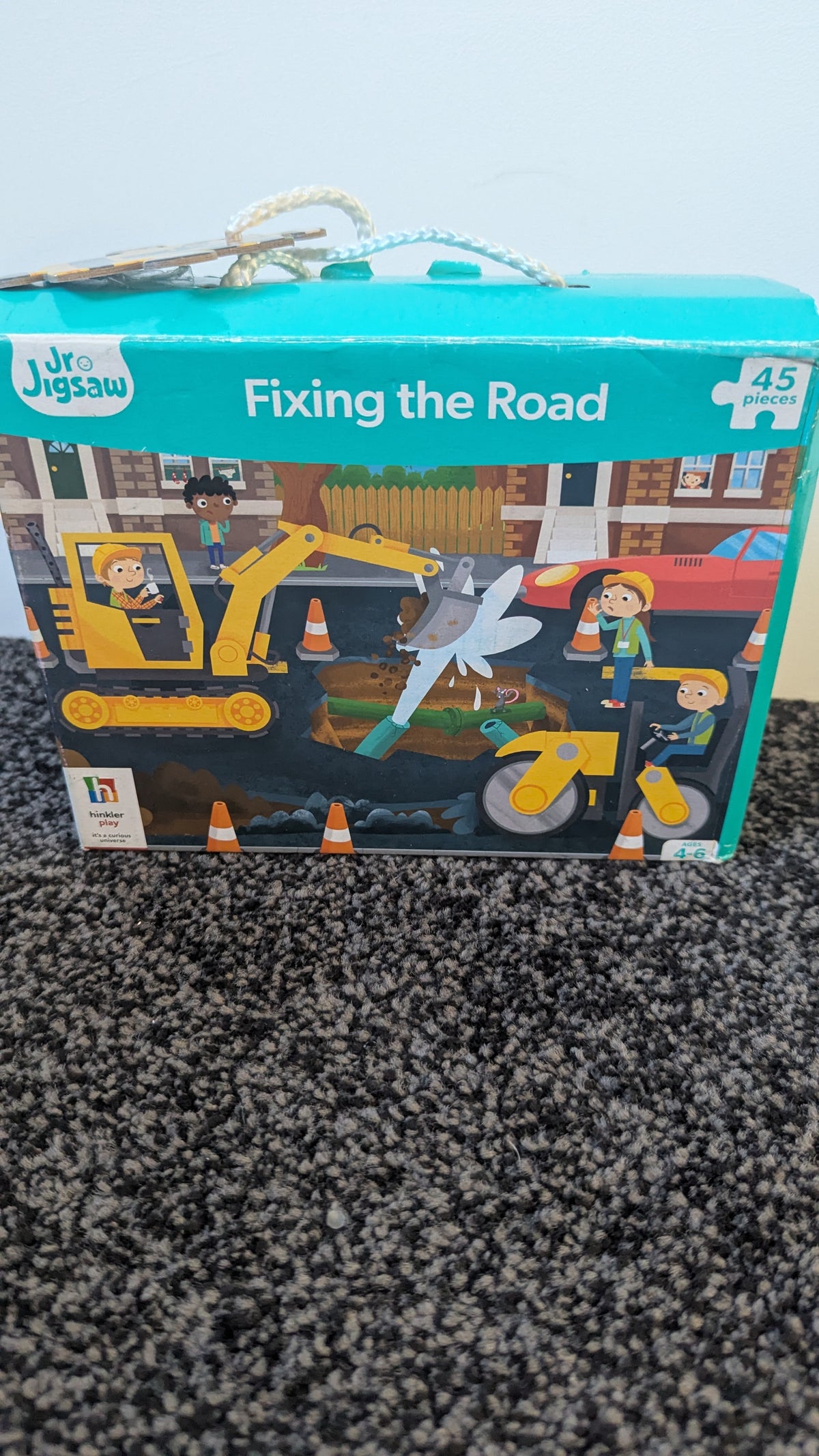 Jr Jigsaw Fixing the Road 45 pc