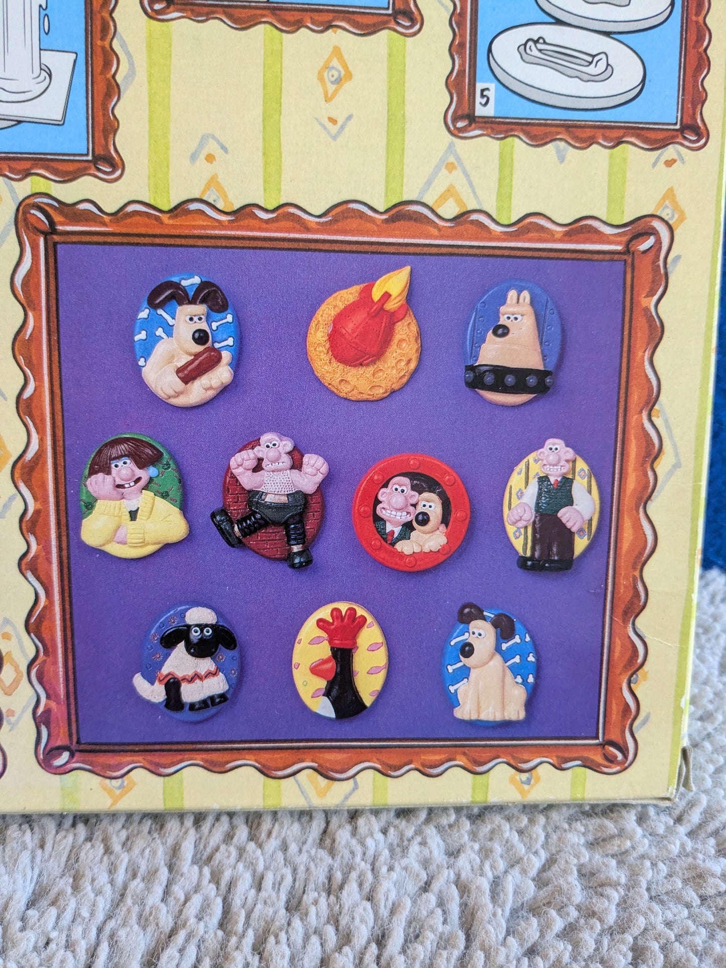 Bluebird Toys Wallace & Gromit Badge & Magnet Craft Set c.1996