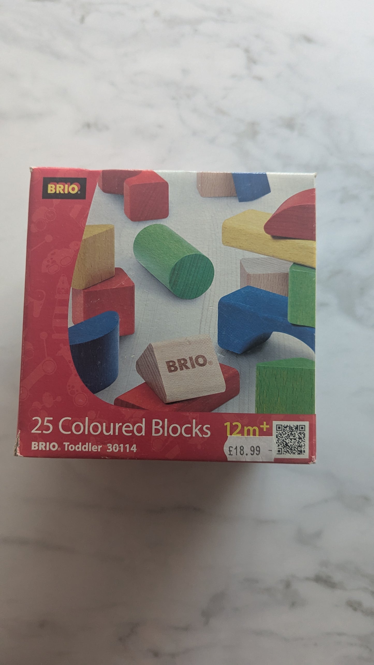Toddler 25 Coloured Blocks 30114