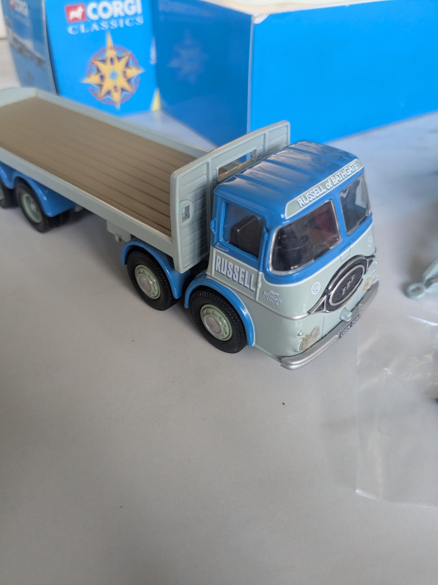 Classics ERF KV 8 Wheel Platform Lorry & Trailer "Russel of Bathgate" 11301