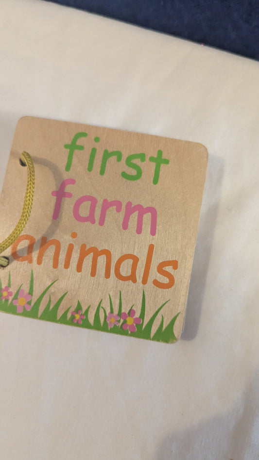 Gro Play Wooden Farm Animal Book