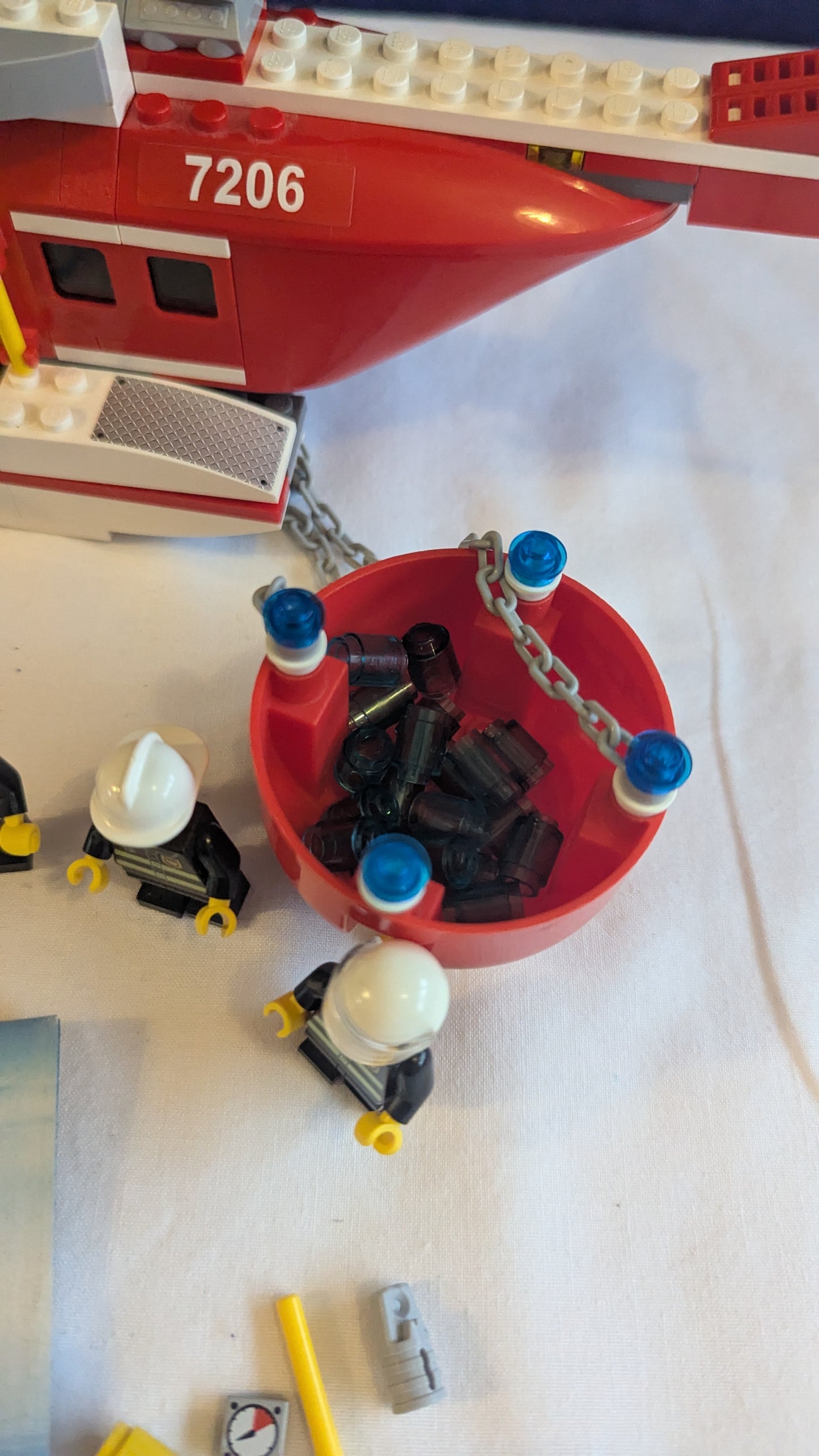 Lego City 7206 Fire Helicopter & Jeep