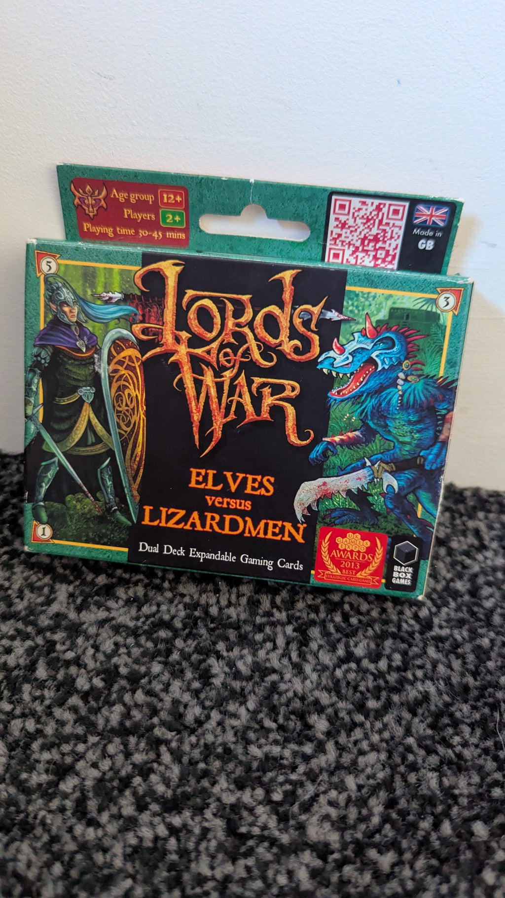 Lords of War: Elves versus Lizardmen Gaming Cards