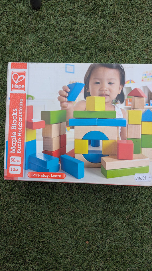 E0409 Maple Blocks 50pc