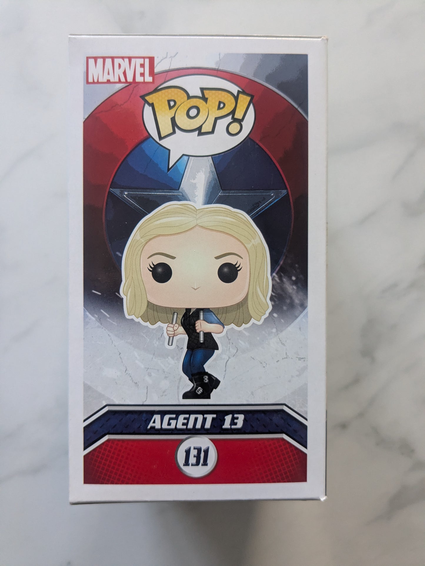 Funko Pops! 131 Marvel Captain America Civil War Agent 13