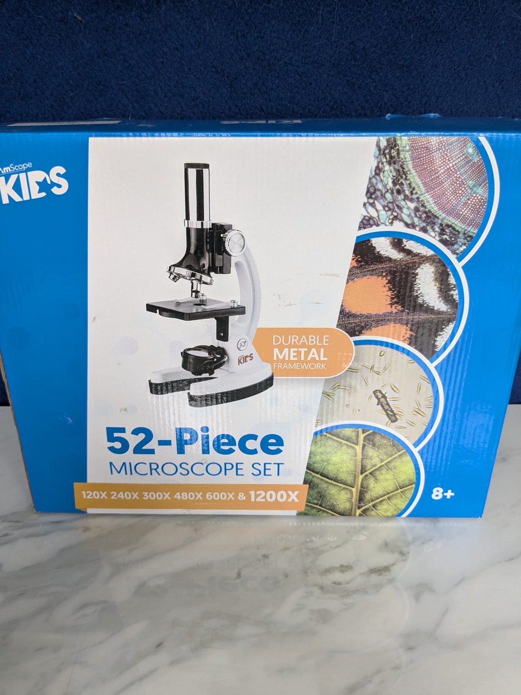 AmScope Kids 52pc Microscope Set