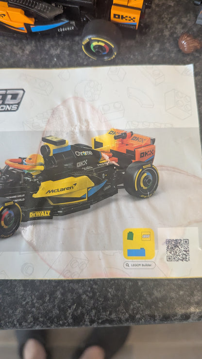 Lego Speed Champions 76919 McLaren 2023 Formula 1 (F1)