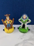 Pair of Vintage 1999 McDonalds Disneyland Paris Connectable Stamp Toys.