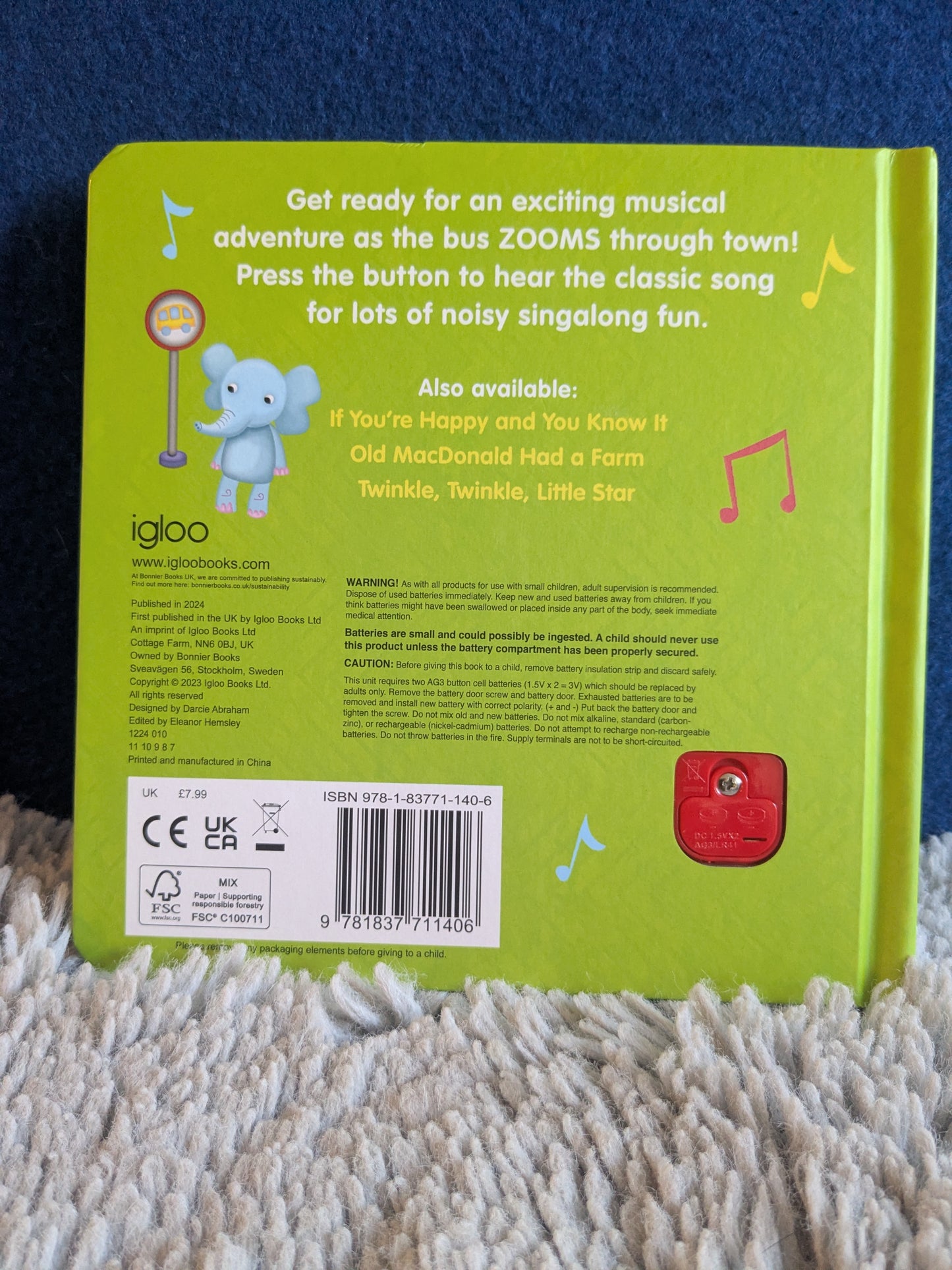 The Wheels on the Bus Sounds Book