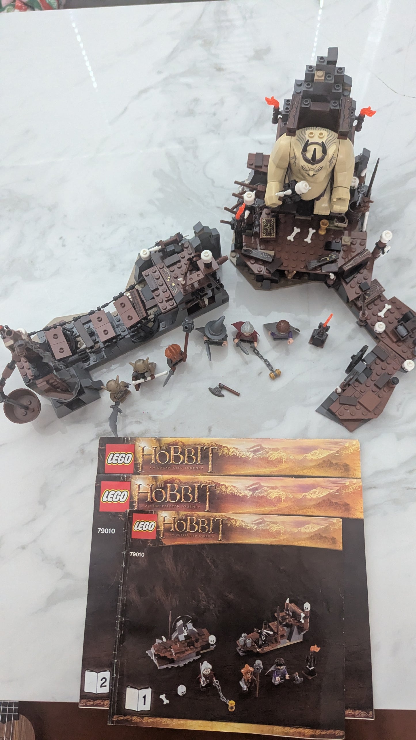 Lego The Hobbit 79010 The Goblin King Battle Set