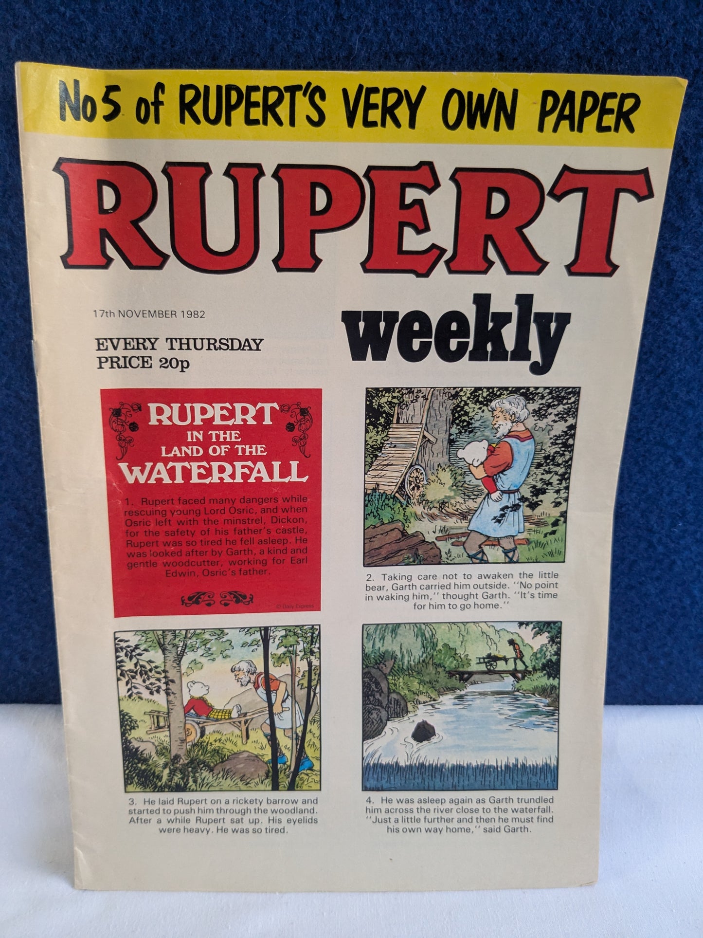 Rupert Weekly Comic No 5 - 17th November 1982