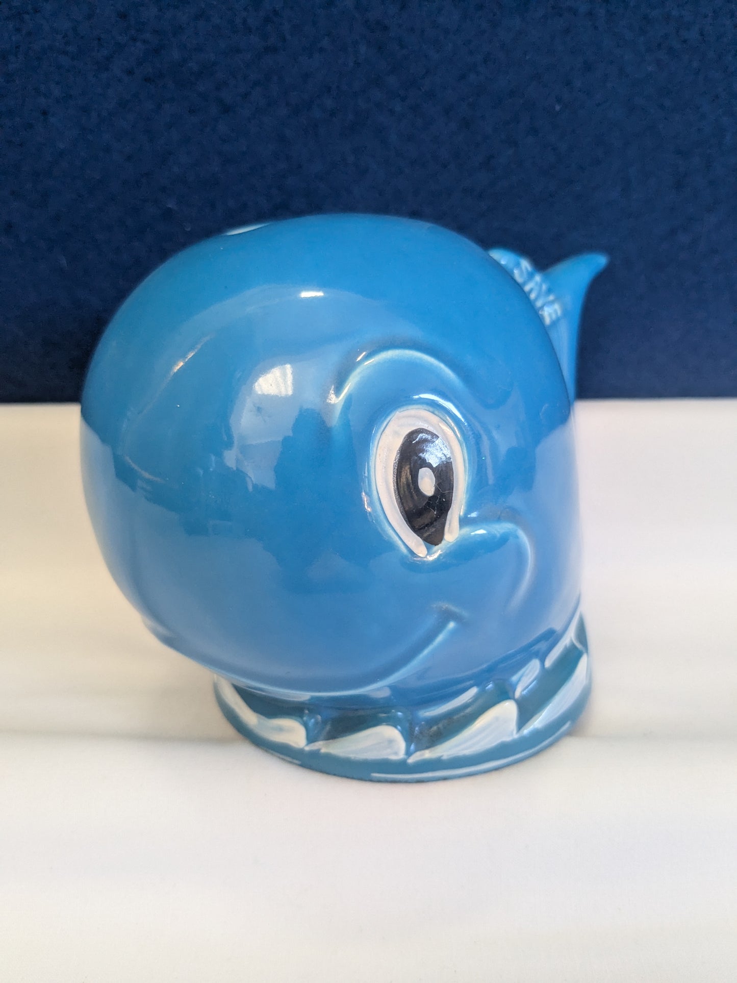 Co-operative Bank Blue Happy Whale Piggy Bank