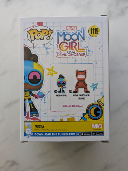 Funko Pops! #1119 Marvel Moon Girl & Devil Dinosaur Moon Girl