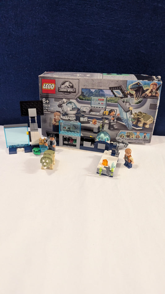 Lego Jurassic World 75939 Dr Wu's Lab: Baby Dinosaurs Breakout