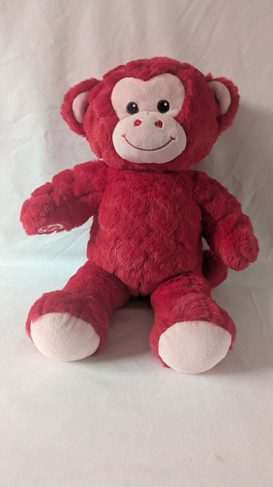 Red Wild Hearts Monkey 16" Plush with 'Beating Heart'