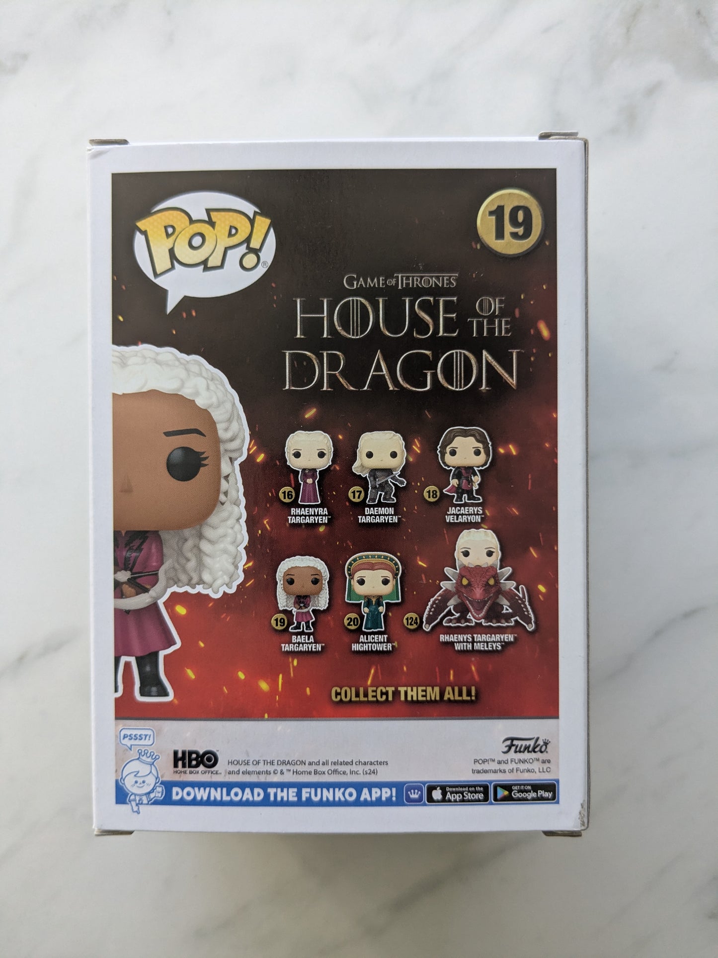 Funko Pops! #19 House of the Dragon: Day of the Dragon Baela Targaryen