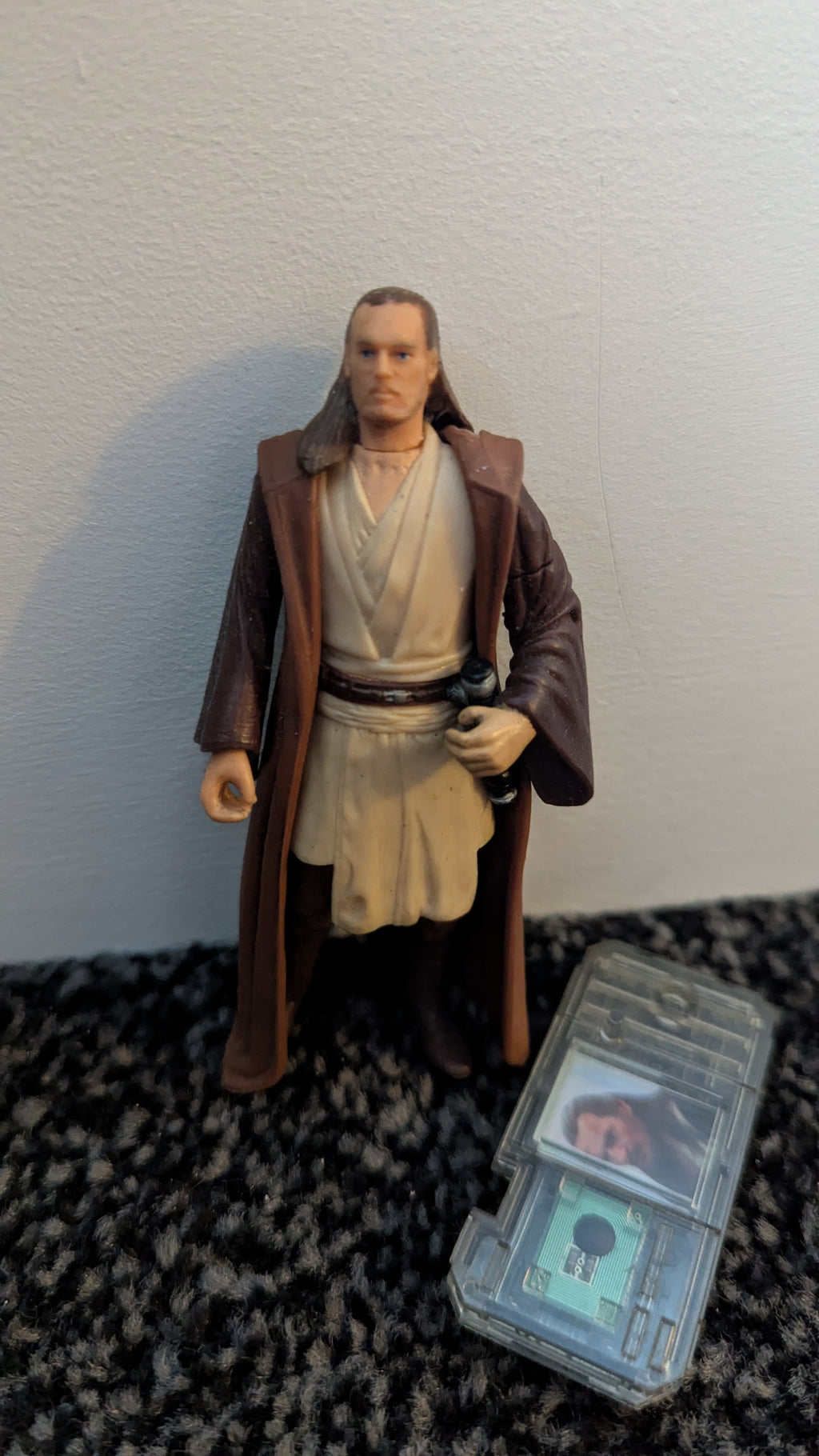 Star Wars Episode 1 Qui-Gon Jinn 3.5" Action Figure with CommTalk Chip