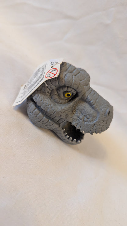 Grey Squishy Dinosaur Head