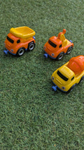 Trio of Plastic Magnetic Vehicles