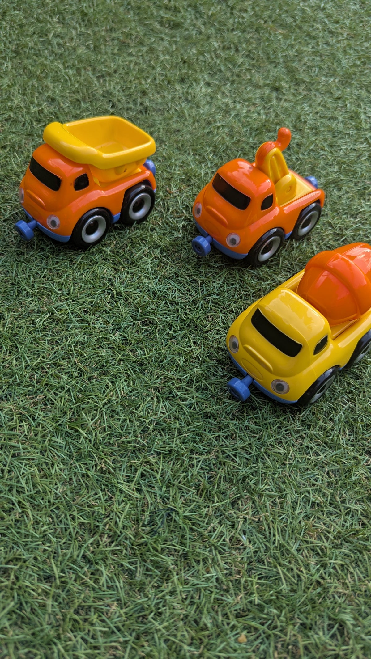 Trio of Plastic Magnetic Vehicles