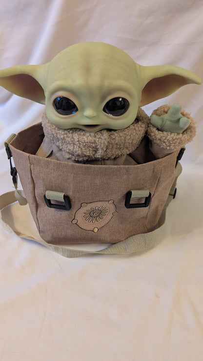 Star Wars Mandalorian HBX33 The Child Plush (with sounds) & Fabric Bag
