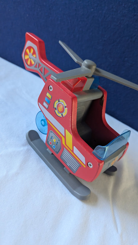 Hape wooden fire helicopter