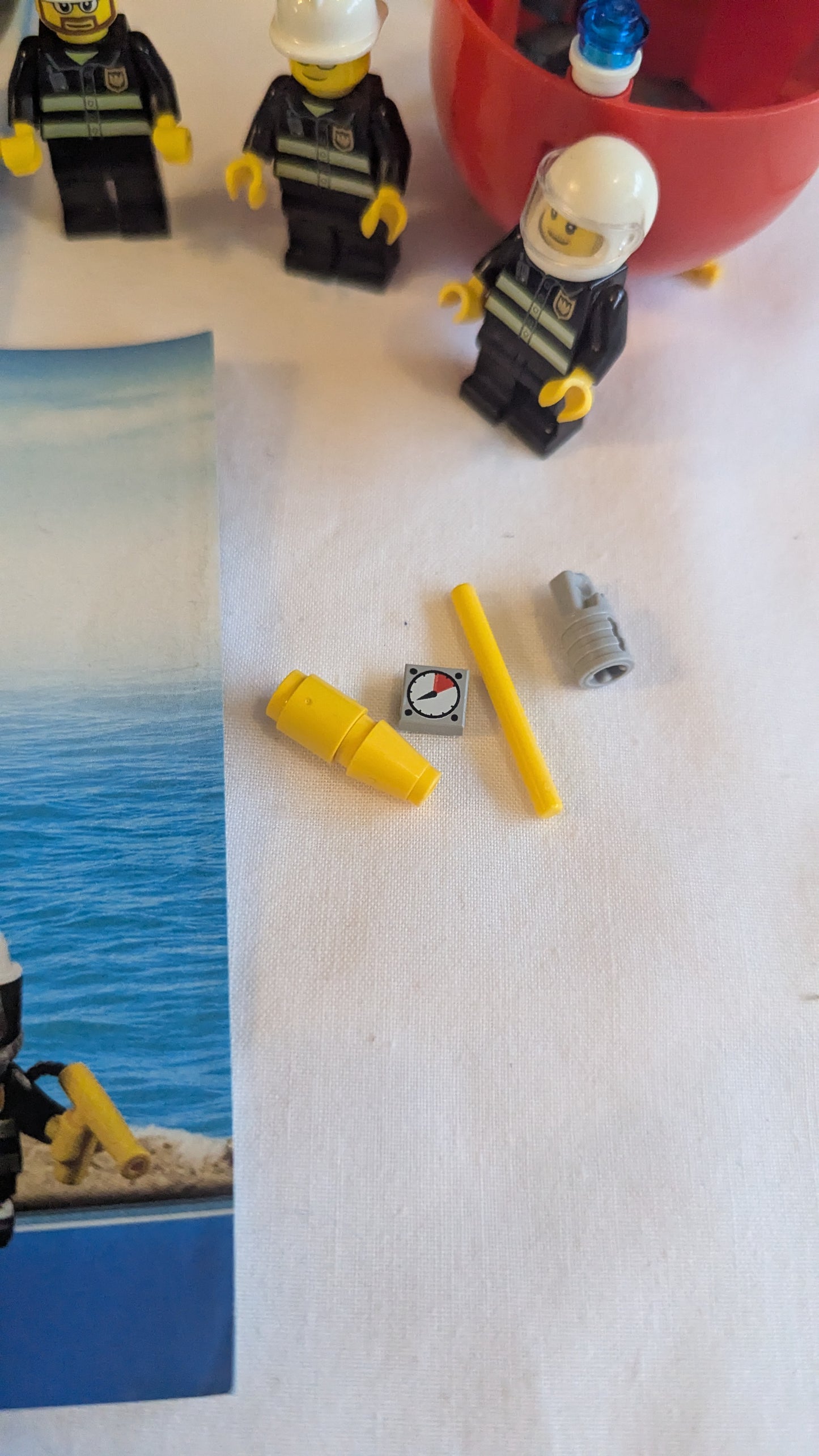 Lego City 7206 Fire Helicopter & Jeep