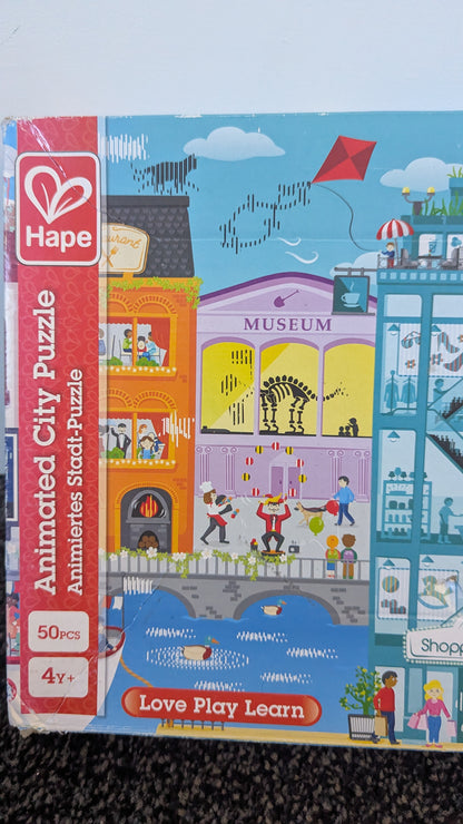 Animated City Puzzle 50 pcs