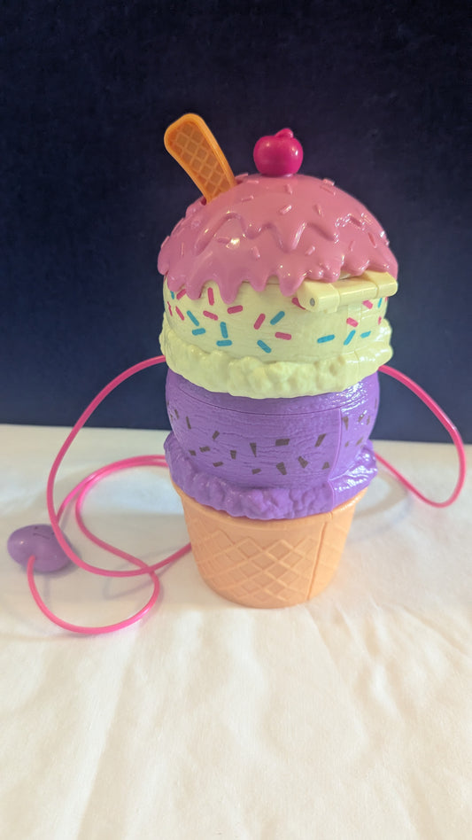 Mattel Polly Pocket Spin n Surprise Ice Cream Playset HBF15