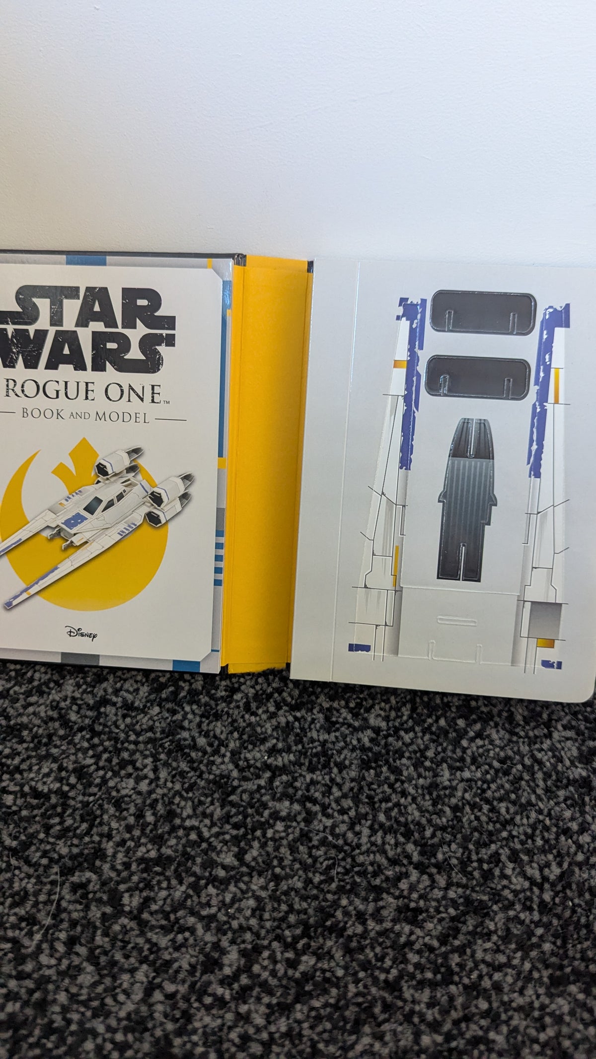 Star Wars Rogue One Book And Model