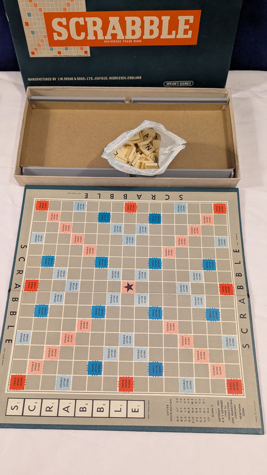 Spears Games Vintage Scrabble c.1950