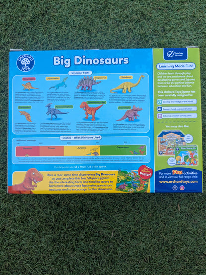 Big Dinosaurs Puzzle 50pc