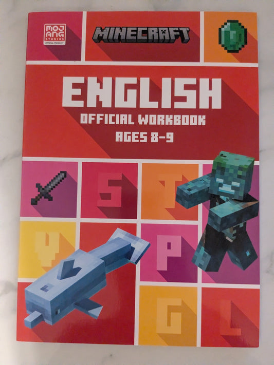 Minecraft English Official Workbook Ages 8-9
