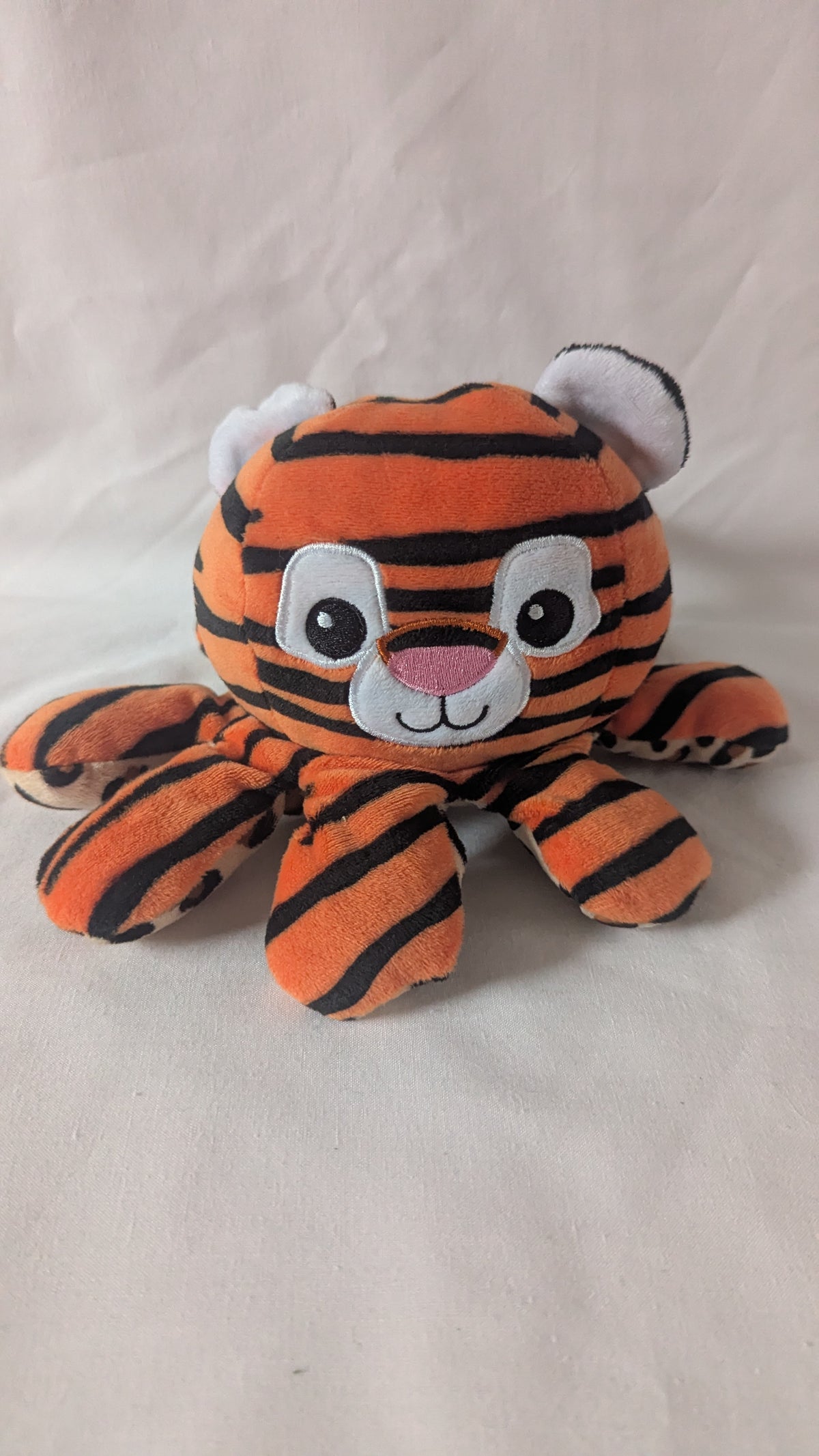Reversible Octopus Tiger/Cheetah Small Plush