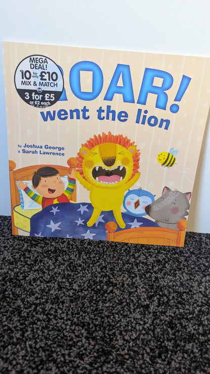 Roar went the lion paperback book