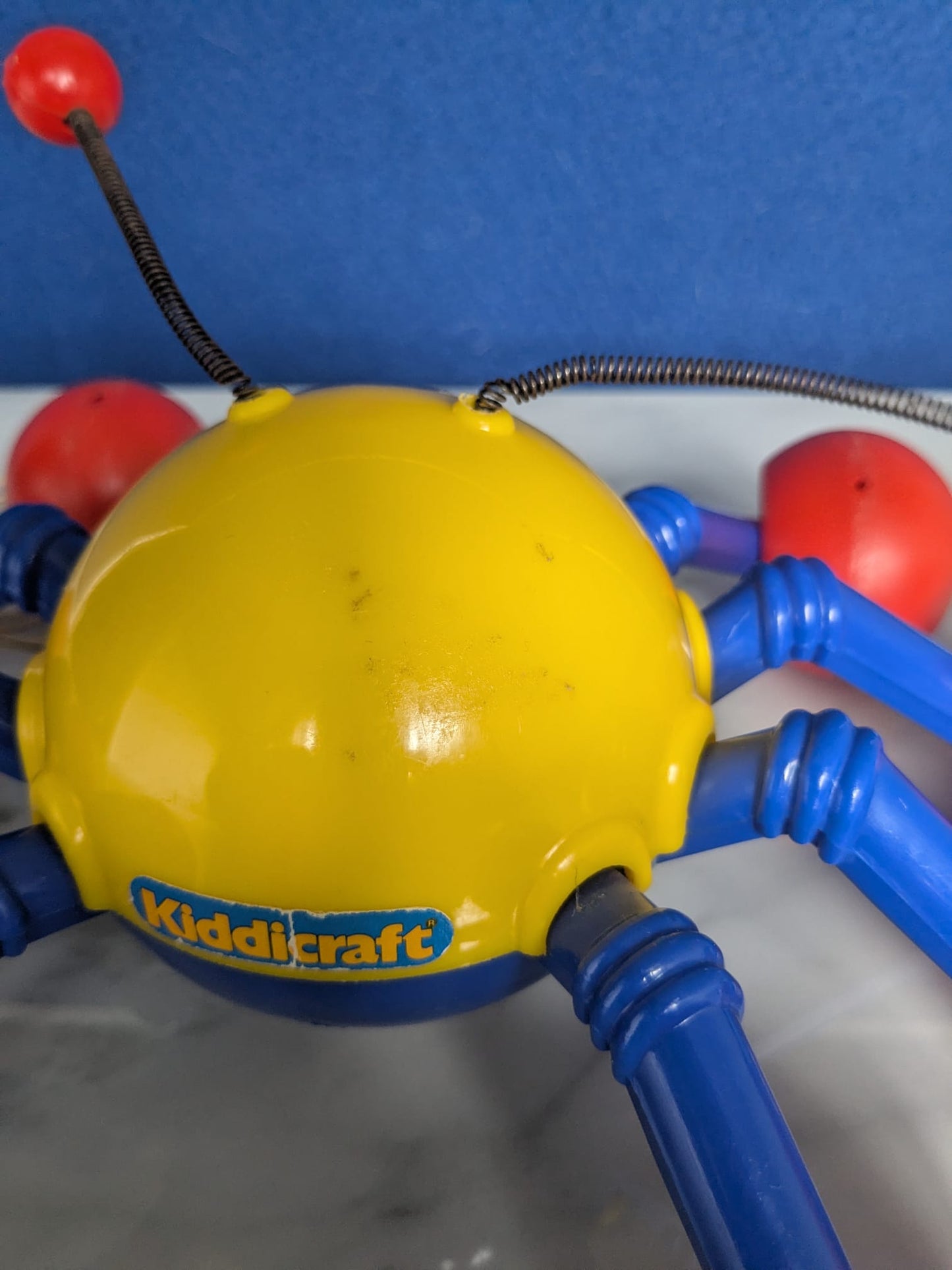 Vintage Kiddicraft 1980s Spider Pull Along